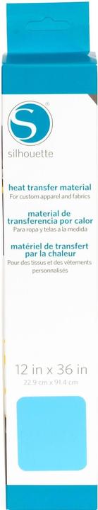 Produktbild Silhouette Aufbügelfolie 30.5 cm x 91.4 cm Glatt, Hellblau