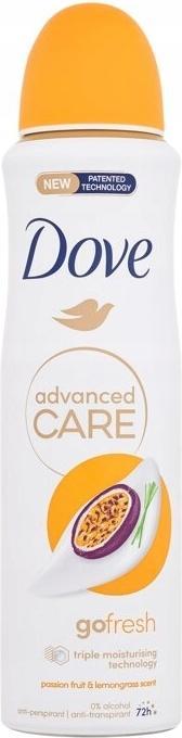 Dove Advanced Care Go Fresh Passion Fruit & Lemongrass 72h - Passion Fruit & Lemongrass Scented (Spray, 150 ml)