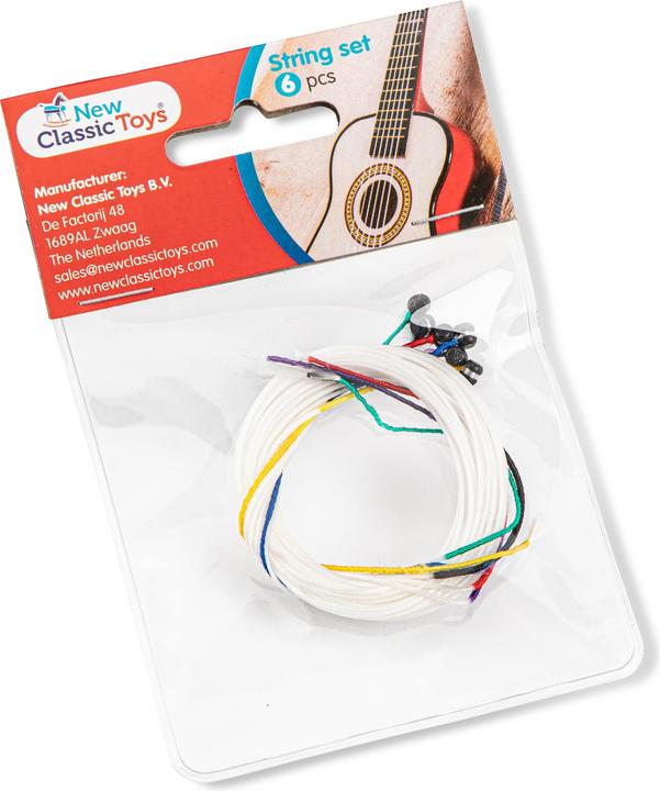 New Classic Toys Cordes de guitare (Allemand, Français, Italien, Anglais)