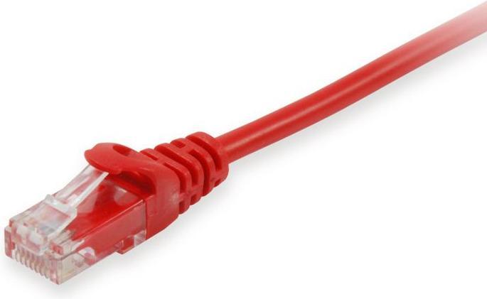 Actual product image equip Patch cord Cat6A U/UTP 2xRJ45 5.00m red LSZH (U/UTP, CAT6a, 5 m)