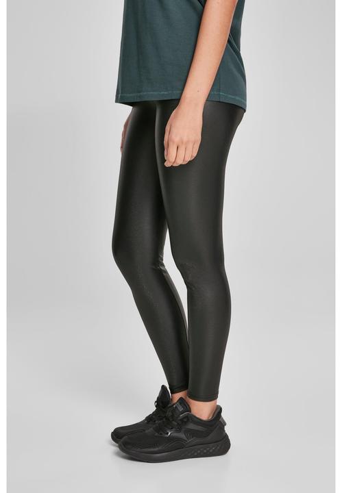 Actual product image Urban Classics Ladies Faux Leather High Waist Leggings 2-Pack (S)
