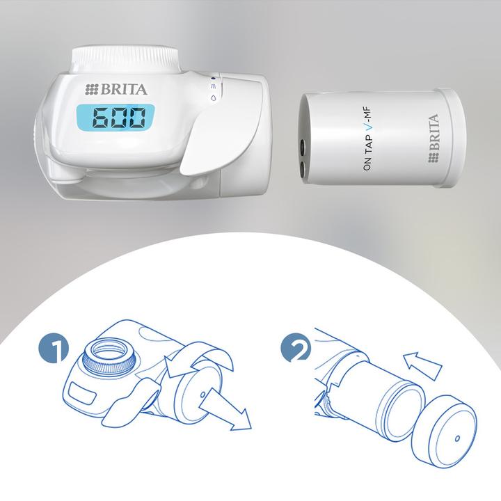 Actual product image Brita On Tap Pro V-MF water filter attachment