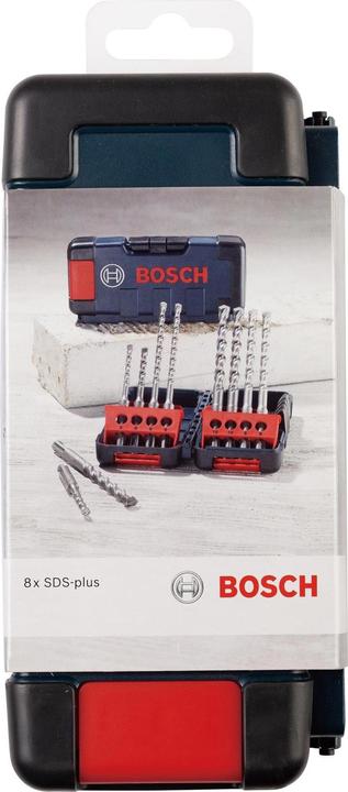 Produktbild Bosch Professional Zubehör 8-teiliges Hammerbohrerset SDS plus-3, Tough Box, 5–10 mm (5,0, 6,0, 8,0)