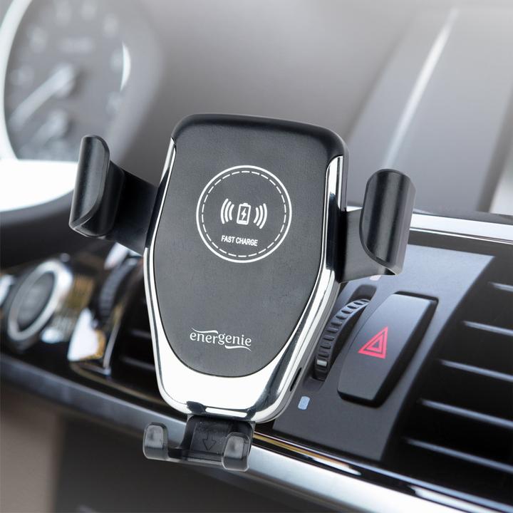 Produktbild Gembird EG-TA-CHAV-QI10-01 - Handy/Smartphone - Auto - Schwarz