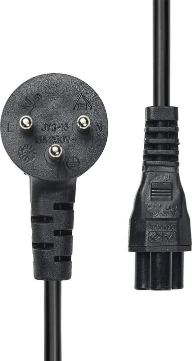 ProXtend Cordon d'alimentation Israël vers C5 2M Black (2 m)