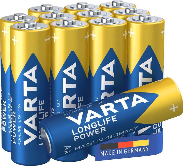 Image du produit Varta Pile LONGLIFE Power AA NOUVELLE (12 pcs, AA, 2960 mAh)