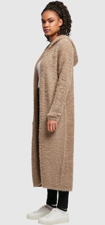 Actual product image Urban Classics Ladies Hooded Feather Cardigan (M)