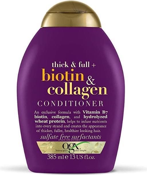 Actual product image Ogx ORGANIX Conditioner with Biotin & Collagen 385ml (385 ml)