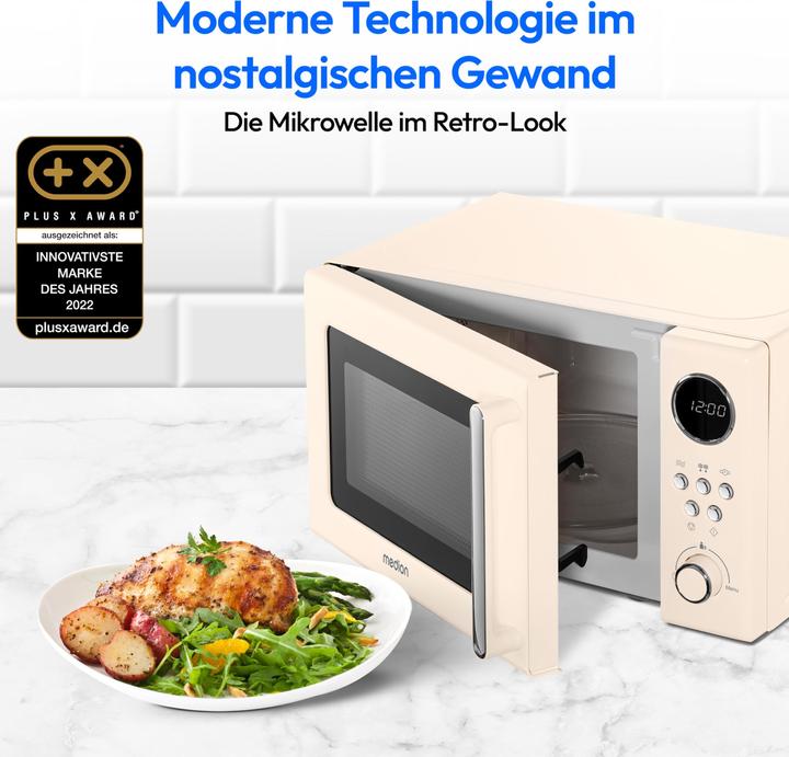 Produktbild Medion Retro-Mikrowelle MD 15000 (20 l)