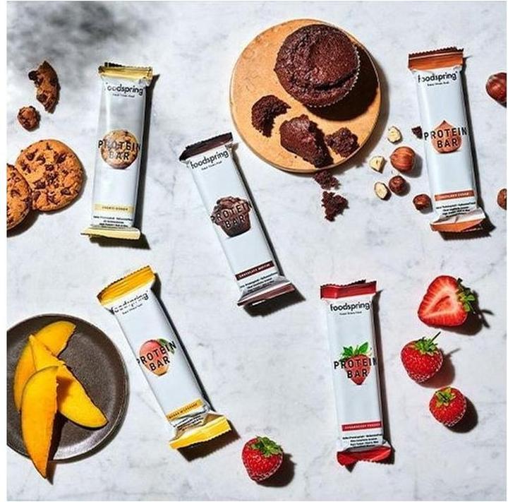 Actual product image Foodspring Protein Bar (Cookie Dough, 12 pcs., 720 g)