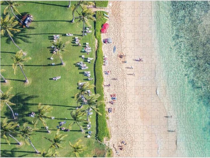 Actual product image Abrams & Chronicle 64691 - The Hawaii Beach - 2-sided puzzle, 500 pieces (500 pieces)