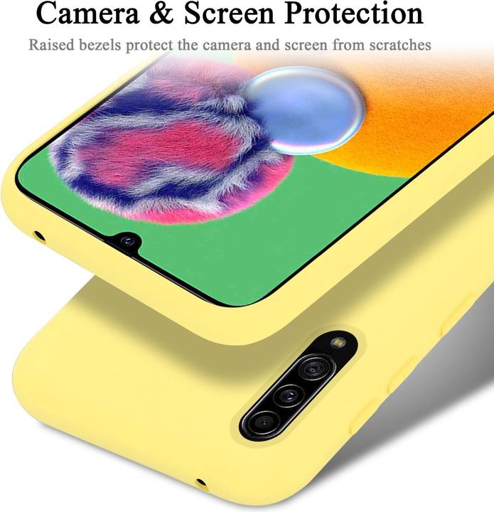 Actual product image Cadorabo TPU Liquid Silicone Case Cover for Samsung Galaxy A90 5G (Samsung Galaxy A90 5G)