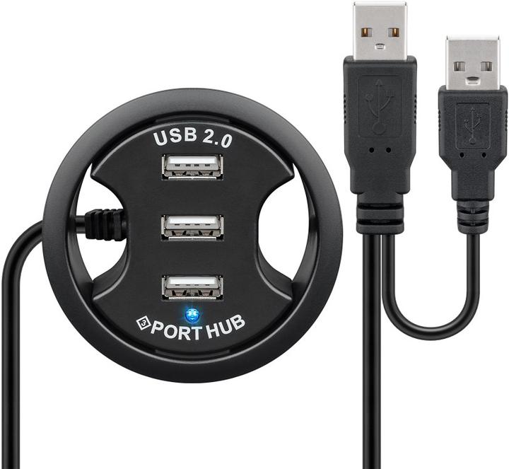 Actual product image Goobay built-in HUB (USB-A, 3 Ports)