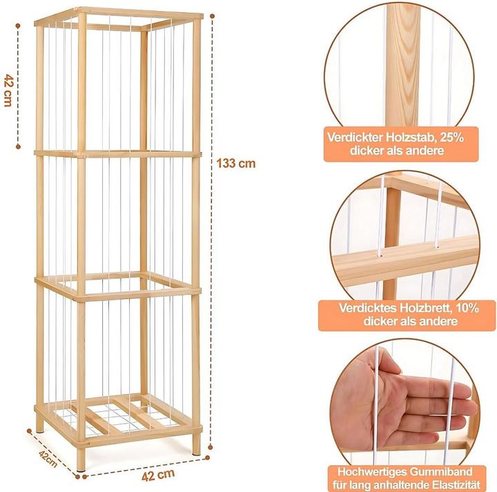 Image du produit Milkii Étagère de rangement pour peluches/ jouets