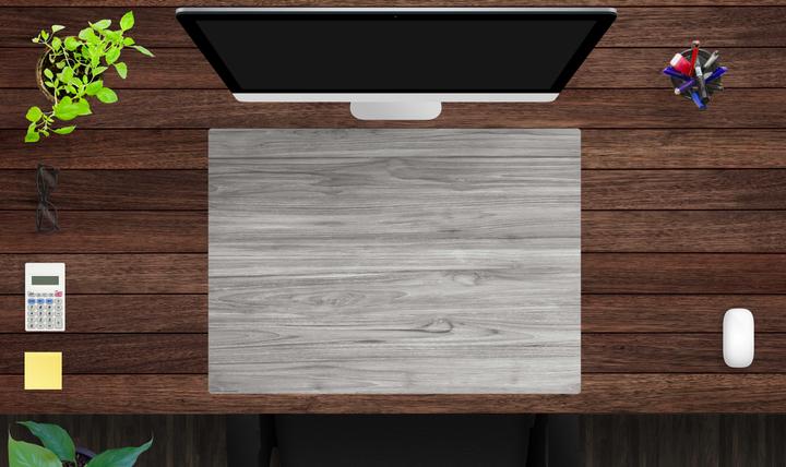 Produktbild CoverYourDesk Schreibtischunterlage Graue Holzmaserung
