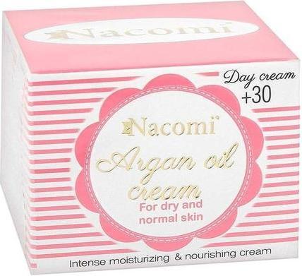 Actual product image Nacomi NACOMI Argan Oil Cream arganowy krem do skóry suchej i normalnej 30+ na dzień 50ml (50 ml, Day cream)