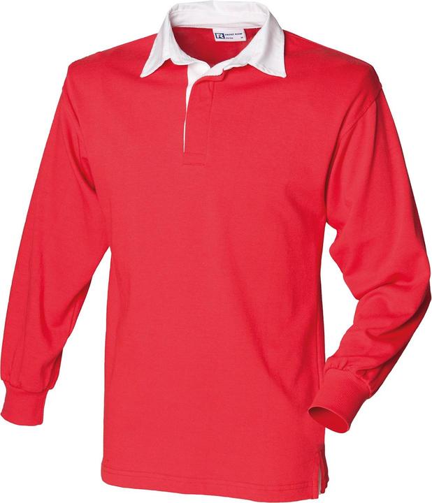 Front Row Langarm Klassik Rugby Polo Shirt