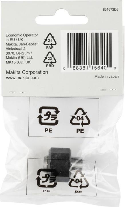 Image du produit Makita Pince de serrage 6mm cpl.