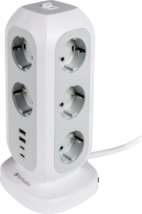 Actual product image Verbatim EU Power Tower 11 (11 x, CEE 7/4, USB-C, USB-A, 2 m)