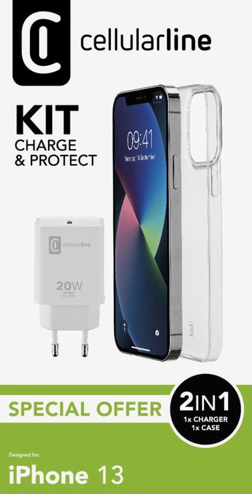 Immagine prodotto Cellularline Starter Kit (Apple iPhone 13)