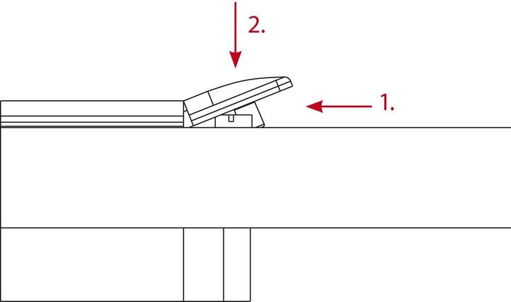 Actual product image Evoline ELEKTROTECHNIK 3-way built-in socket strip Frame Dock Small (159610000900) (3 x, 3 m)