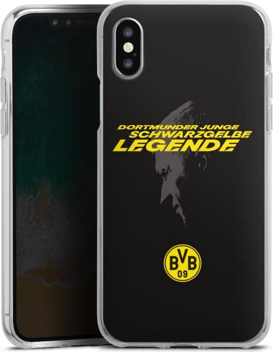Produktbild DeinDesign Silikon Hülle für Apple iPhone Xs Handyhülle Case Smartphone Schutzhülle Marco Reus BVB Borussia (Apple iPhone XS)