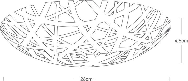 Actual product image Yamazaki Fruit basket with nest design TOWER (Ø 260 x 45 mm)