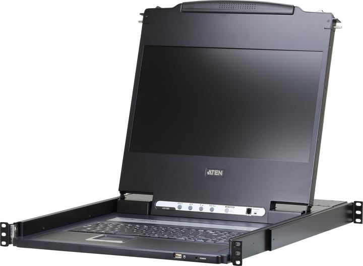 Image du produit Aten CL6700MW FR Single Rail Console LCD 17,3" (USB, HDMI / DVI / VGA) Disposition FR