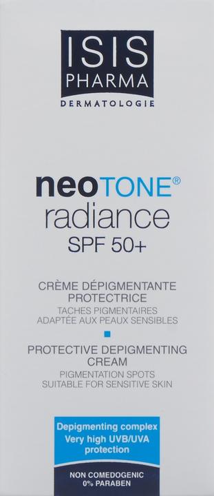 Actual product image Isispharma Neotone Radiance (Suntan cream, SPF 50+, 30 ml)