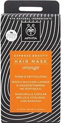 Immagine prodotto Apivita Shine and Vitality Hair Mask with Orange and Honey 20ml (20 ml)