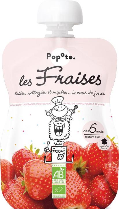 Popote Quetschie Erdbeere BIO (120 g)