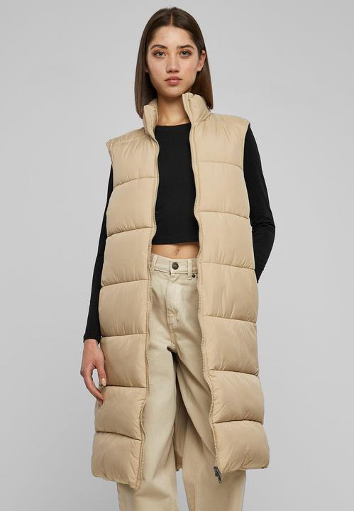 Actual product image Urban Classics Ladies Long Puffer Vest - 117697 (3XL)