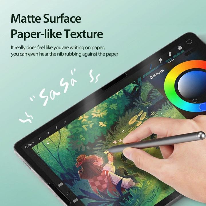 Actual product image Dux Ducis Naad Paperfeel protective film Tab S9 FE (X510/X516B) - Black (1 Piece, Galaxy Tab S9 FE)