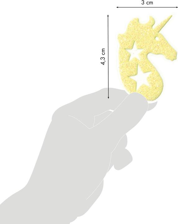 Immagine prodotto Clairefontaine Motif Sticker Fosfo Unicorno 2 fogli, 56 adesivi