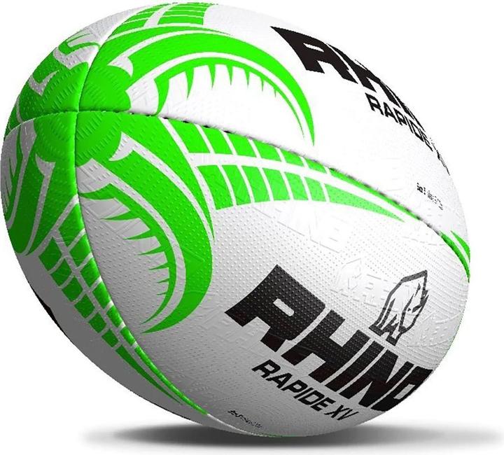 Actual product image Rapide XV rugby ball made of plastic and rubber