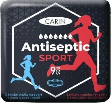 Actual product image GoForm Carin - Antiseptic Sport ultra-thin pads with wings for athletes 9pcs (9 x)