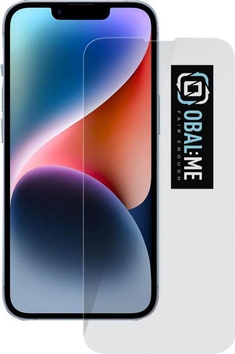 Actual product image Obal:Me 2.5D Glass Screen Protector for Apple iPhone 13/13 Pro/14 Clear (1 Piece, Apple iPhone 13)