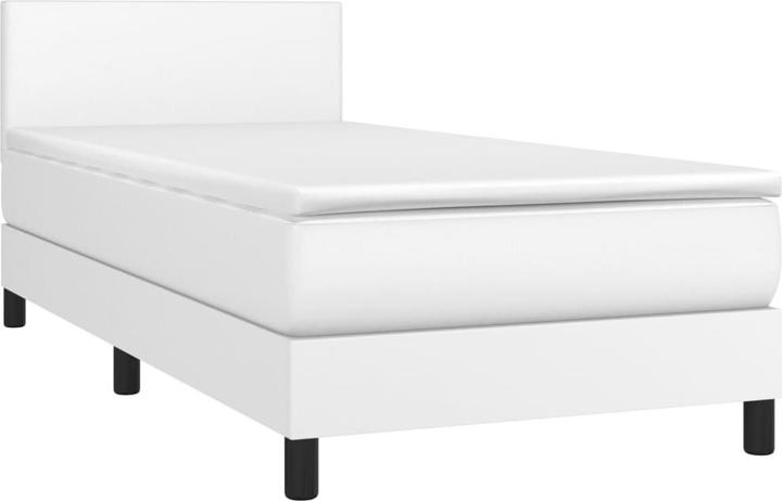 Actual product image VidaXL Bo x springbett mit Matratze & LED 120 x 190 cm Kunstleder (120 x 190 cm, 120 x 190 cm)