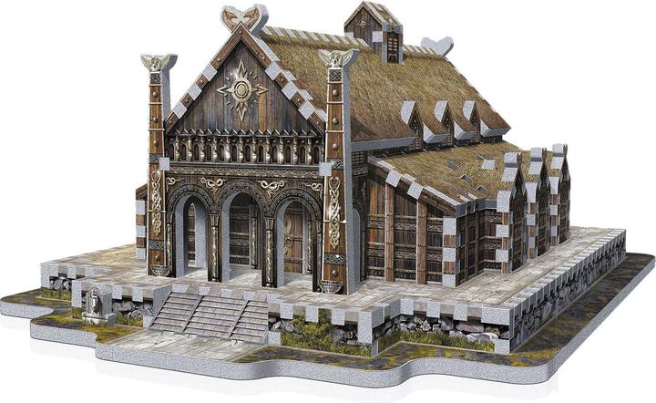 Produktbild Wrebbit 3D Golden Hall Edoras 445 pcs. 3D Puzzle (445 Teile)