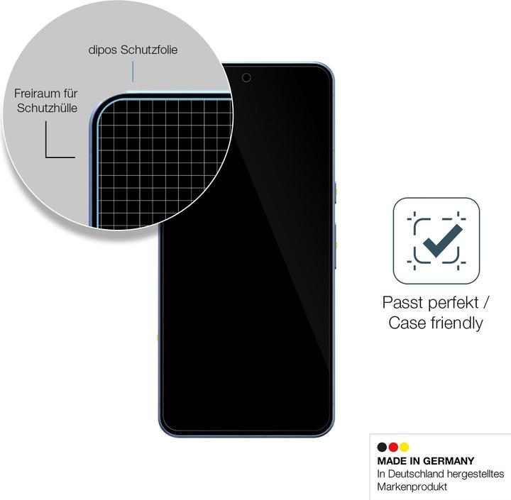 Actual product image Dipos Screen Protector Anti-Shock (2 Piece, Google Pixel 8)