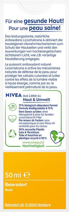 Actual product image NIVEA Sun UV Face Shine Control (Sun cream face, SPF 30, 50 ml, 69.67 g)