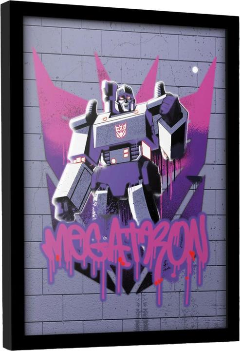 Actual product image Transformers Graffiti Megatron Framed Poster (40 x 30 cm)