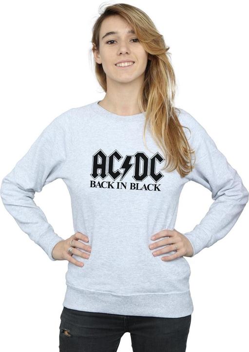Produktbild AC/DC Back in Black Logo Sweatshirt (L)
