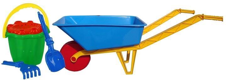 Baczek Toy Wheelbarrow With 5 Accessories