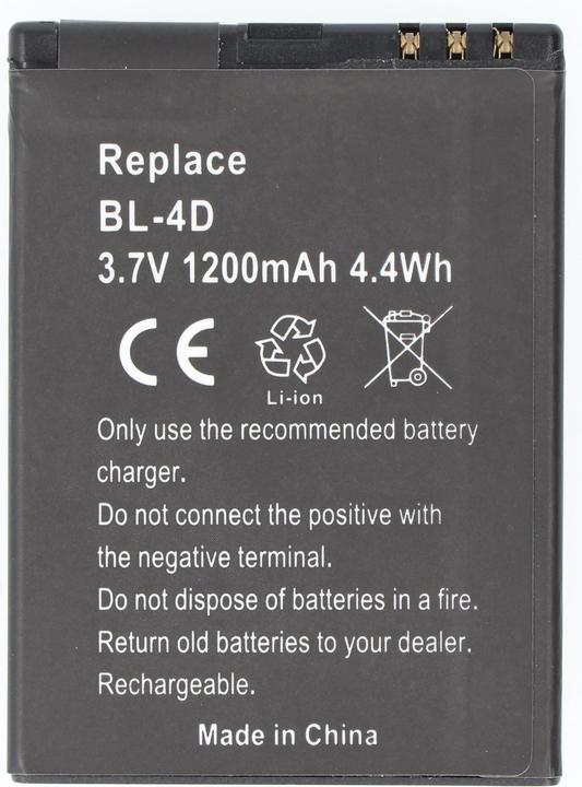 Actual product image Nokia Akku BL-4D passend für N97 mini