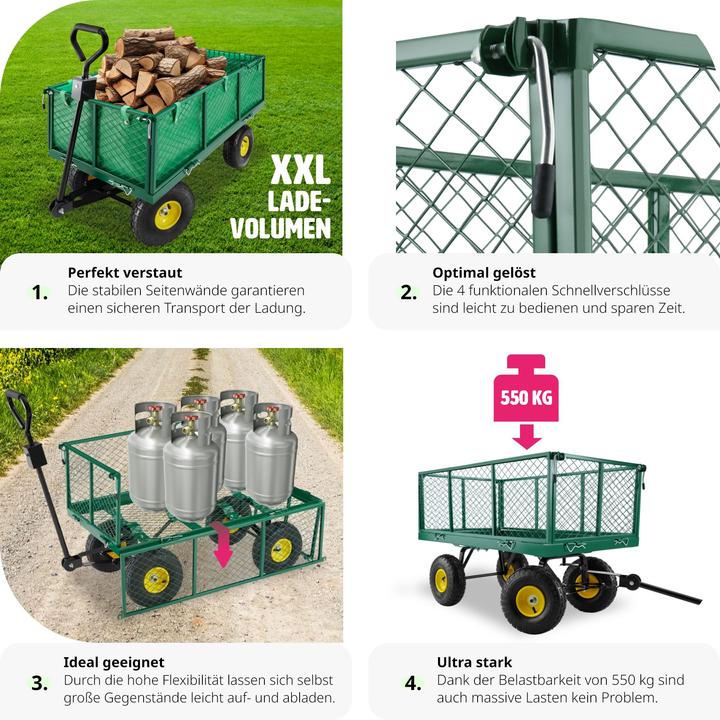 Produktbild tectake Bollerwagen