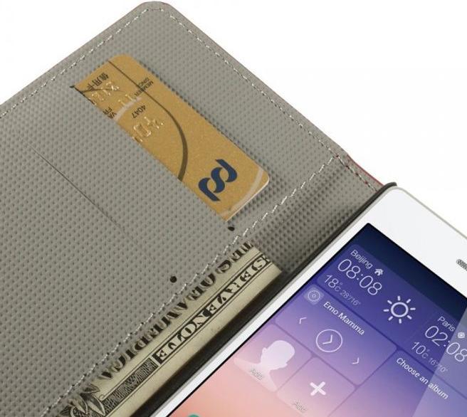 Image du produit MU Style Couverture en cuir avec motif (Huawei Ascend P7)