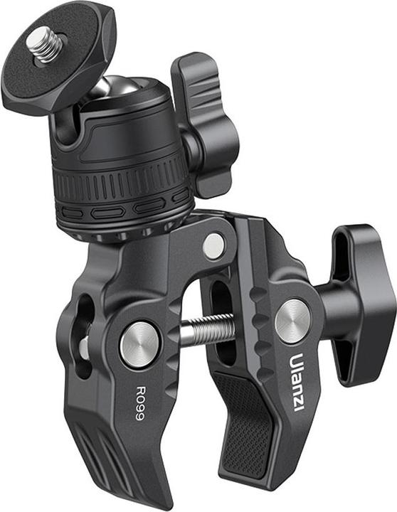 Actual product image Ulanzi R099 Clamp with ball joint (Spherical head)