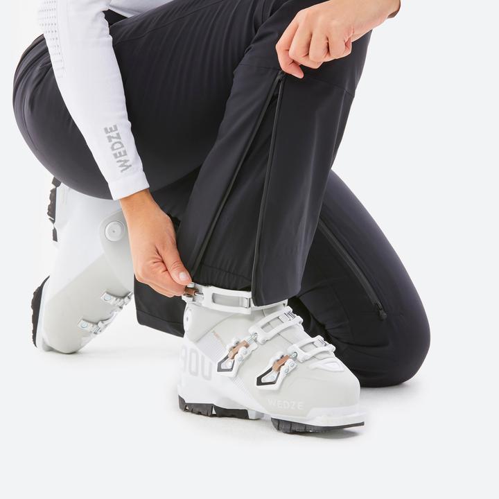 Actual product image Wedze Women's breathable ski trousers with freedom of movement - 980 khaki (40)