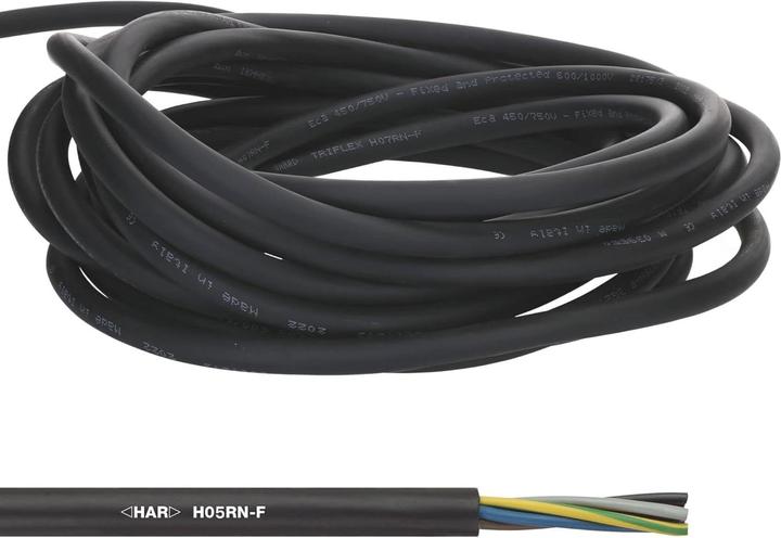 Produktbild Lapp 10 Meter 1600252 H05RN-F 3x0,75 mm² Gummileitung flexibel I UV-resistent I robust I dünnes Gumm (10 m)
